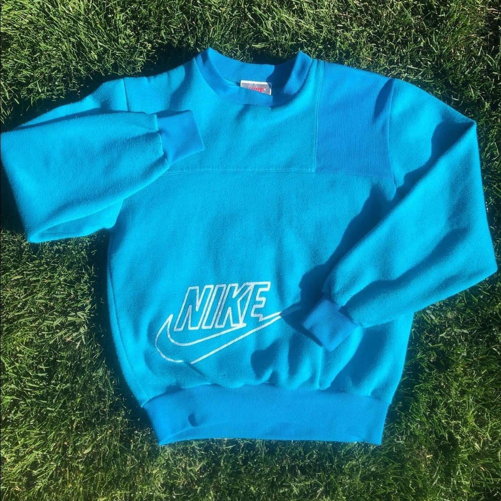 90s Nike colour block crew neck